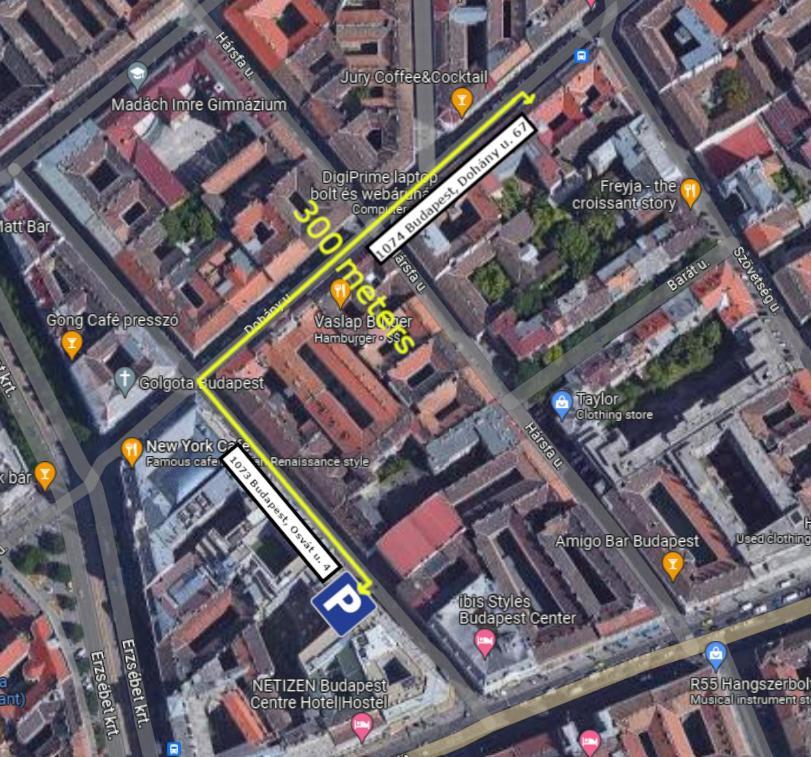 Free Parking, Downtown Apartment Near New York Cafe 布达佩斯 外观 照片